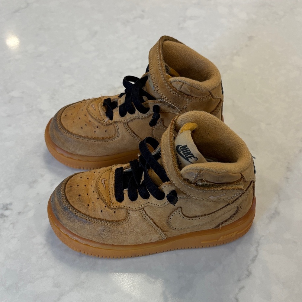 Nike Kids Brown High-Top Sneakers